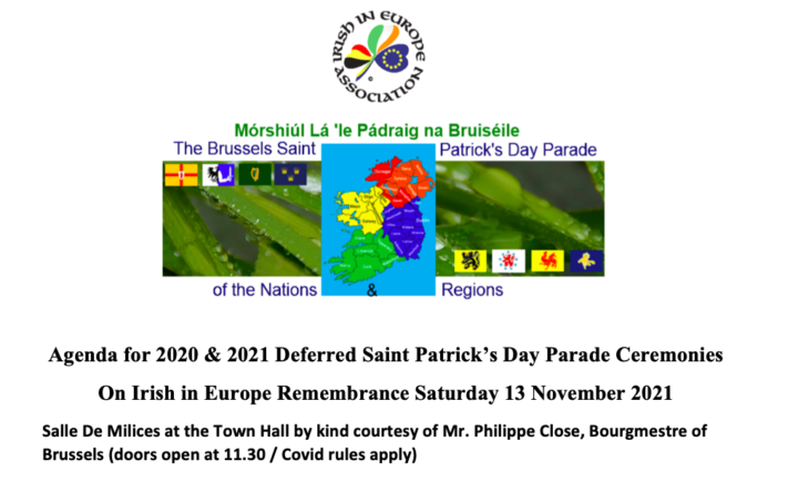2020 & 2021 Deferred Saint Patrick’s Day Parade Ceremonies