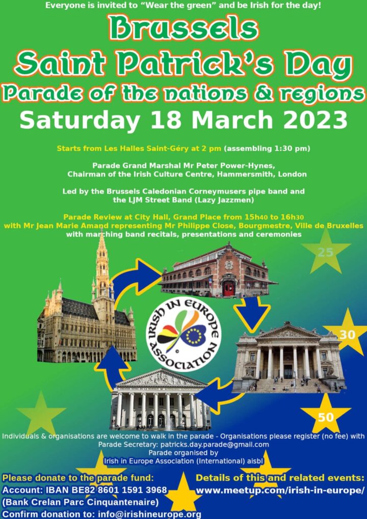 Brussels Saint Patrick’s Day Parade 2023